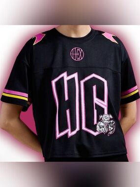 Scooby-Doo! Hex Girls Women's Cropped Football Jersey